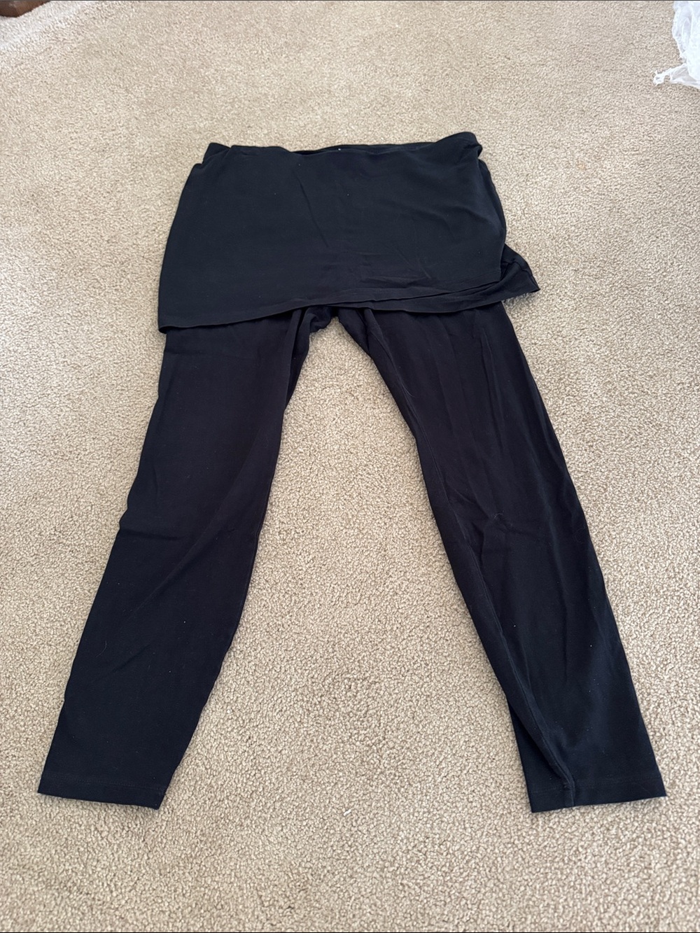 CAbi Black Skirted Leggings